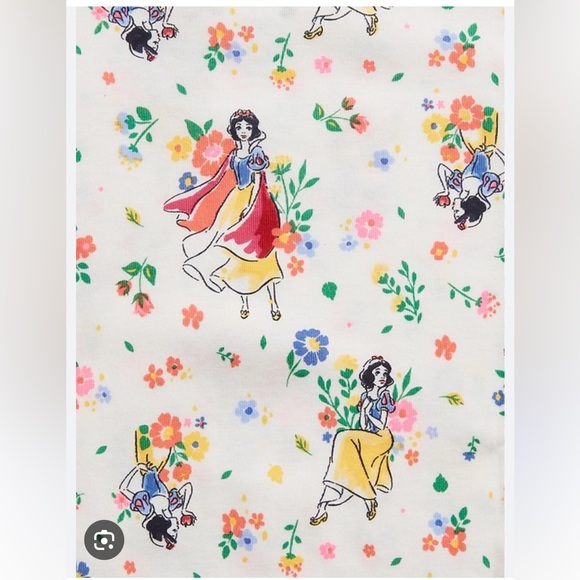 BabyGap Gap× Disney Girls Organic Cotton Snow White PJ Set, size 6, NWT - Picture 2 of 5